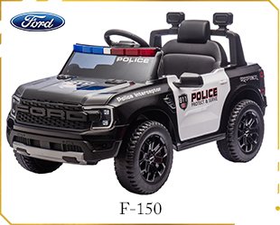 RECHARGEABLE CAR FORD POLICE F-150 LICENSE