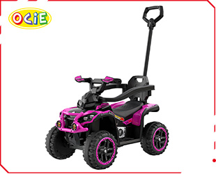 RECHARGEABLE CAR W/PUSHBAR