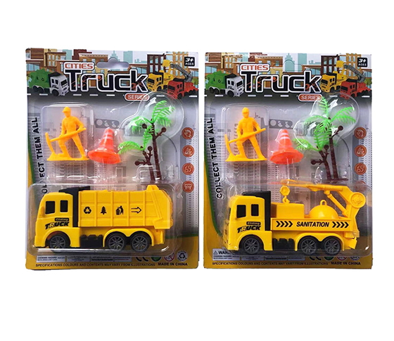 PULL BACK SANITATION VEHICLE