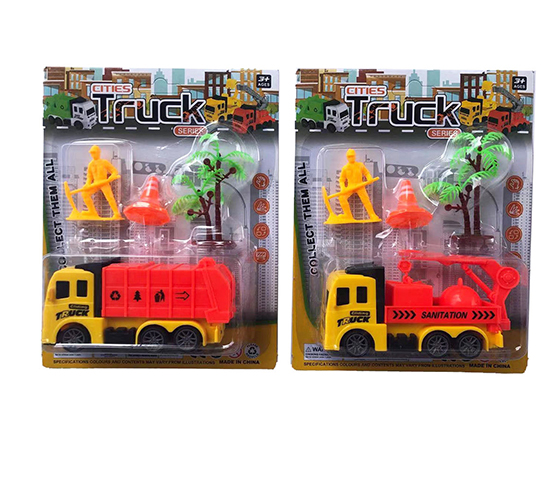 PULL BACK SANITATION VEHICLE