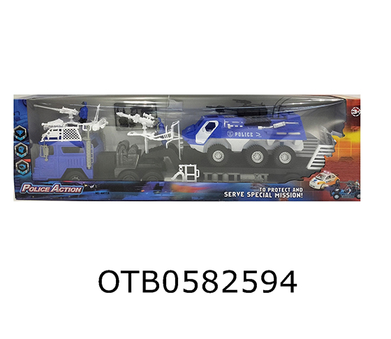 FRICTION POLICE CAR SET
