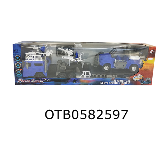 FRICTION POLICE CAR SET
