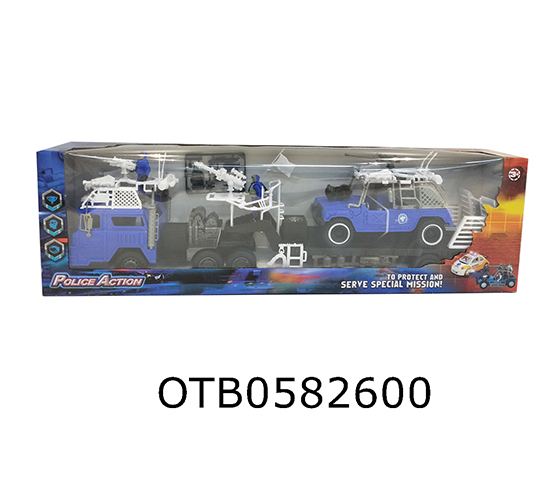 FRICTION POLICE CAR SET
