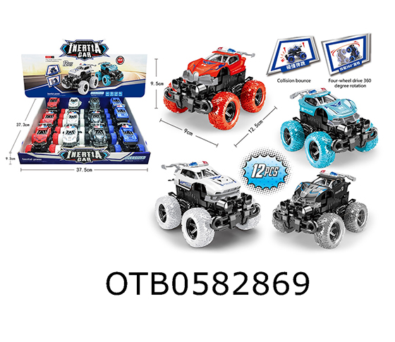 FRICTION COLLISION DEFORMATION POLICE CAR