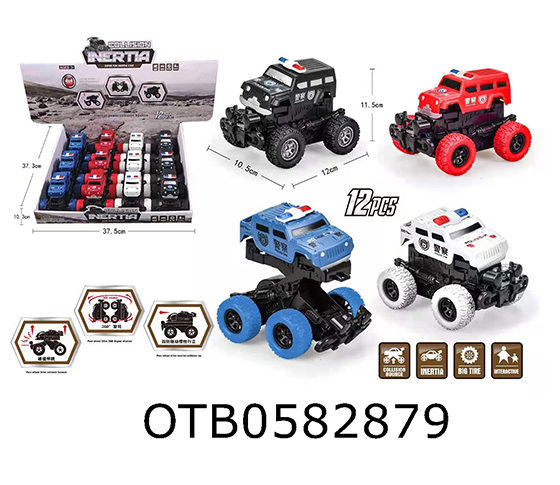 FRICTION COLLISION POLICE CAR