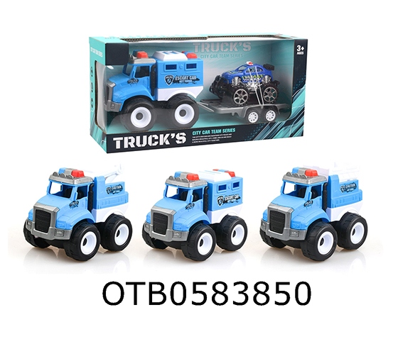 FRICTION POLICE CAR 