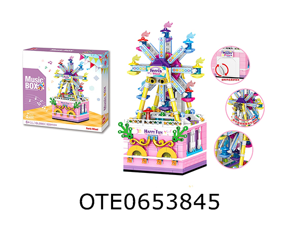 529PCS BLOCKS MUSIC BOX