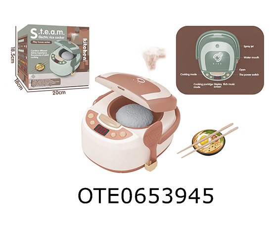 ELECTRIC COOKER WITH SPRAY, LIGHT AND MUSIC 
