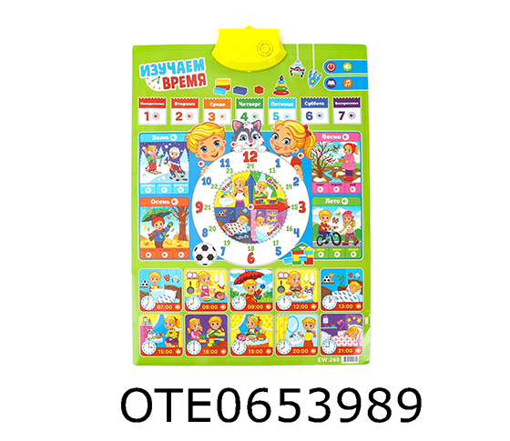 CLOCK WALL CHART