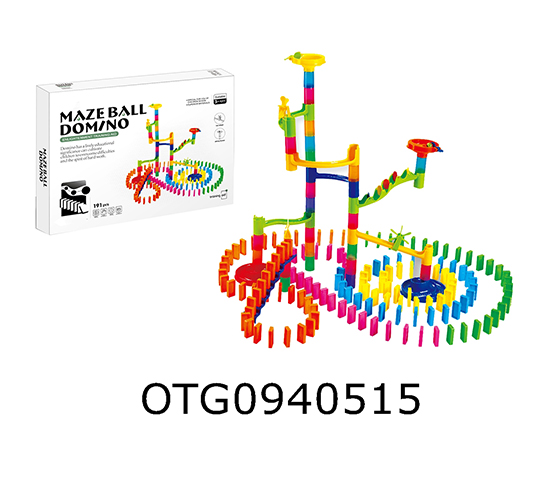  DOMINO BALL TRACK BUILDING BLOCK