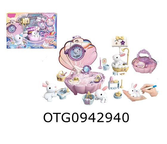 CUTE RABBIT SHELL HOUSE